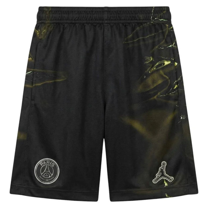 Short PSG - 2 Étoiles Back To Back Champions D'Europe 25/26 - Noir Multicolore